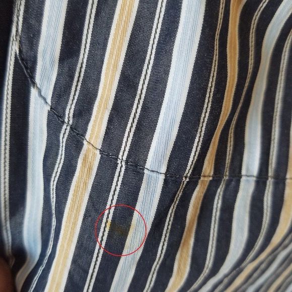 Peter Millar Men’s Multicolor Striped Button-Down Casual Shirt size Large - Picture 7 of 7